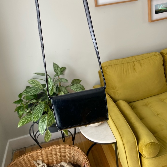 Small black leather purse - Picture 2 of 7